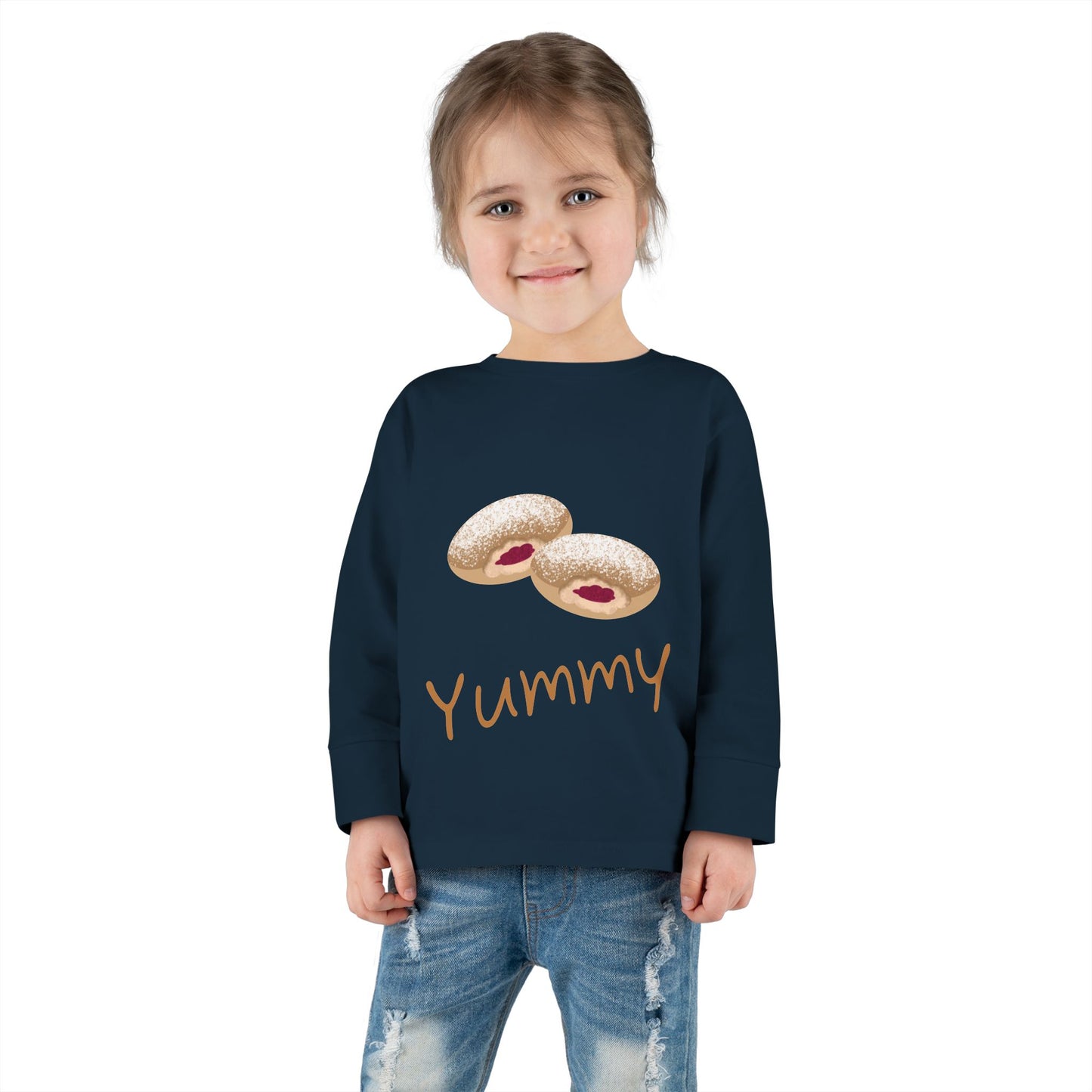 Yummy Sufganiyot Toddler Long Sleeve