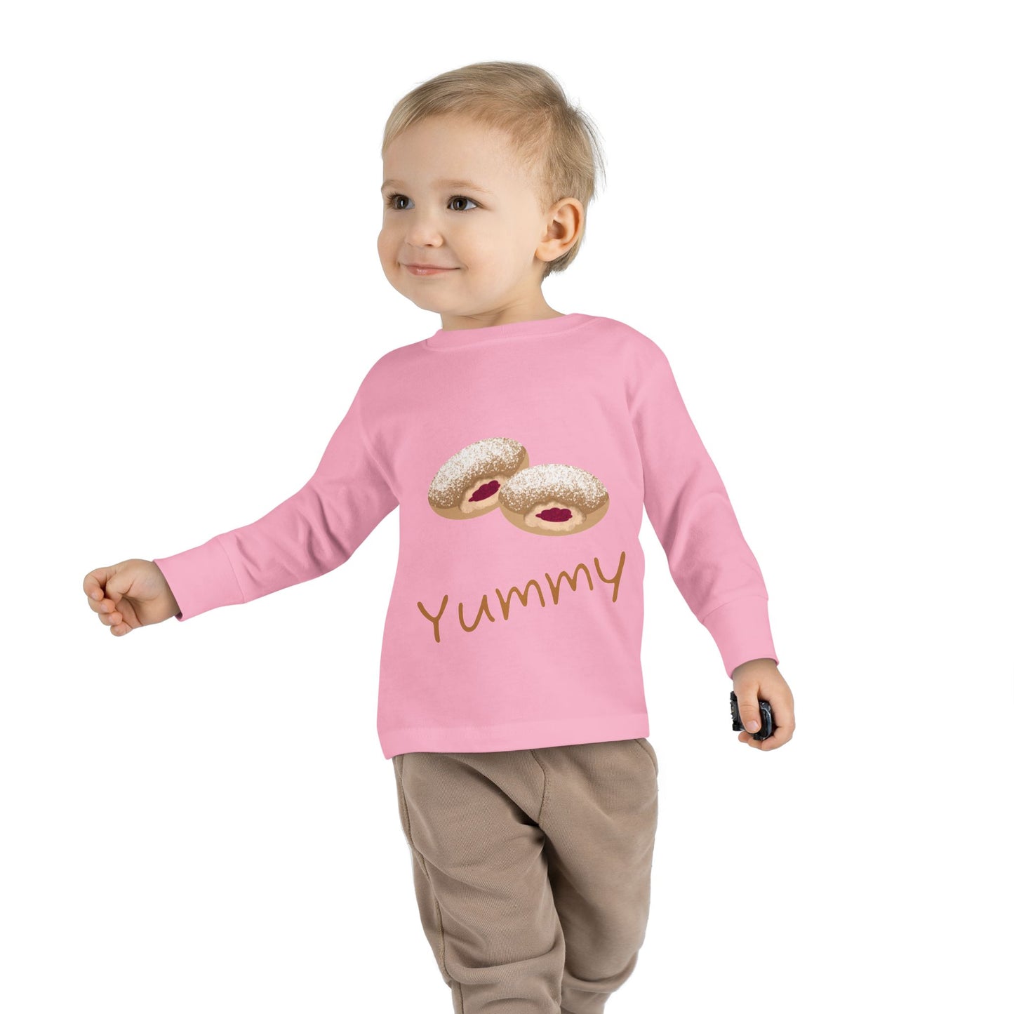 Yummy Sufganiyot Toddler Long Sleeve