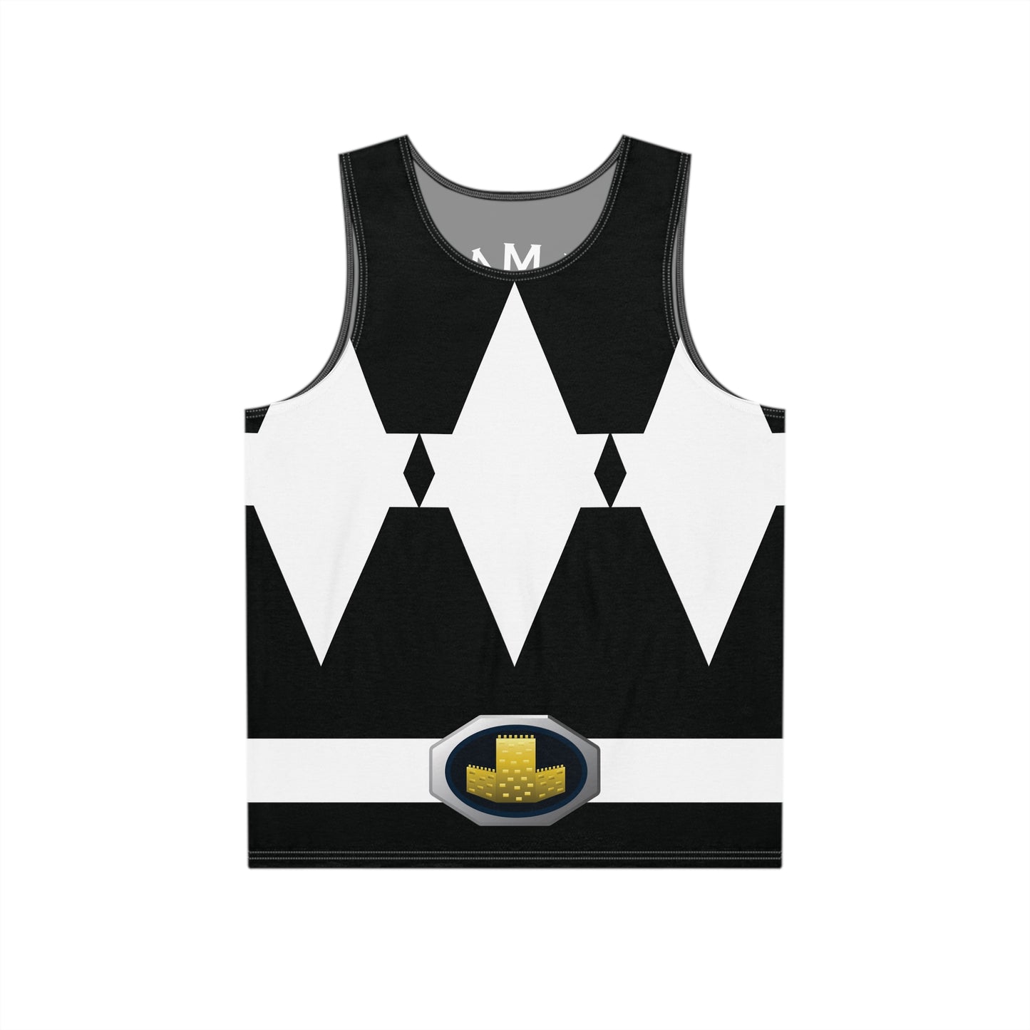 Tank Top Black Power Ranger Style