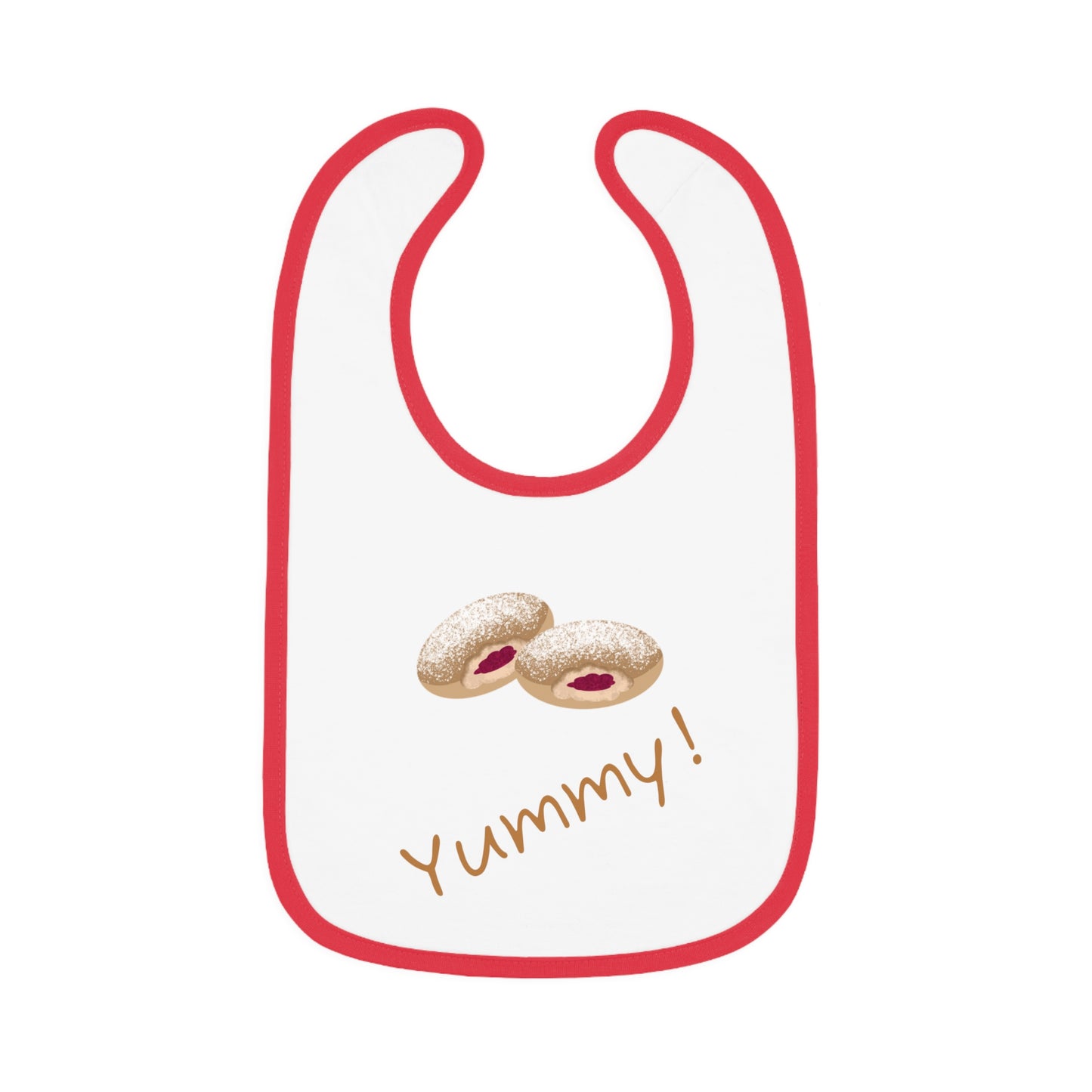 Yummy Sufganiyot Baby Bib