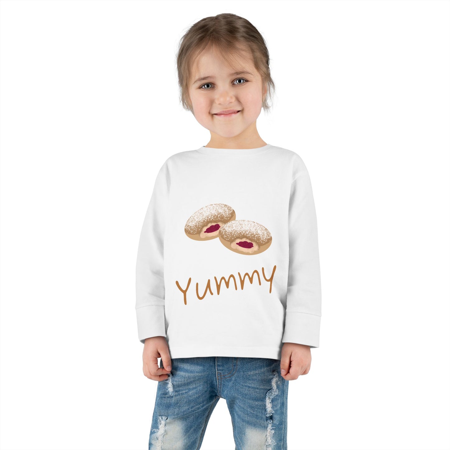 Yummy Sufganiyot Toddler Long Sleeve