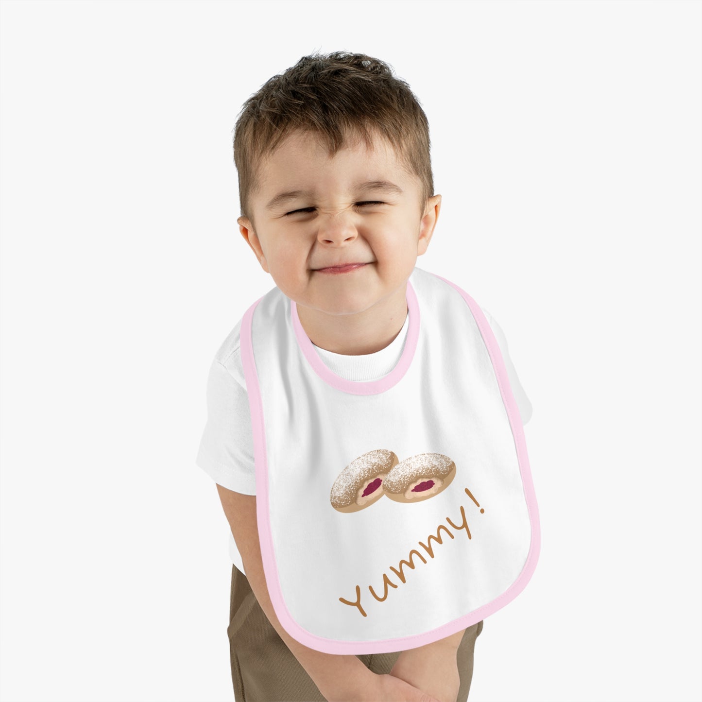 Yummy Sufganiyot Baby Bib