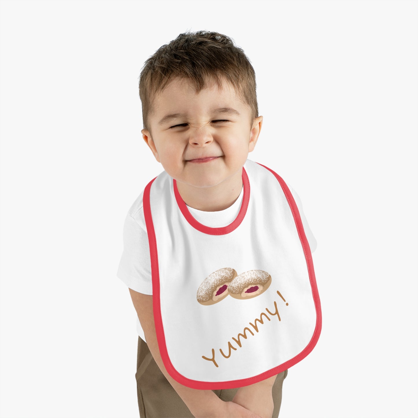 Yummy Sufganiyot Baby Bib