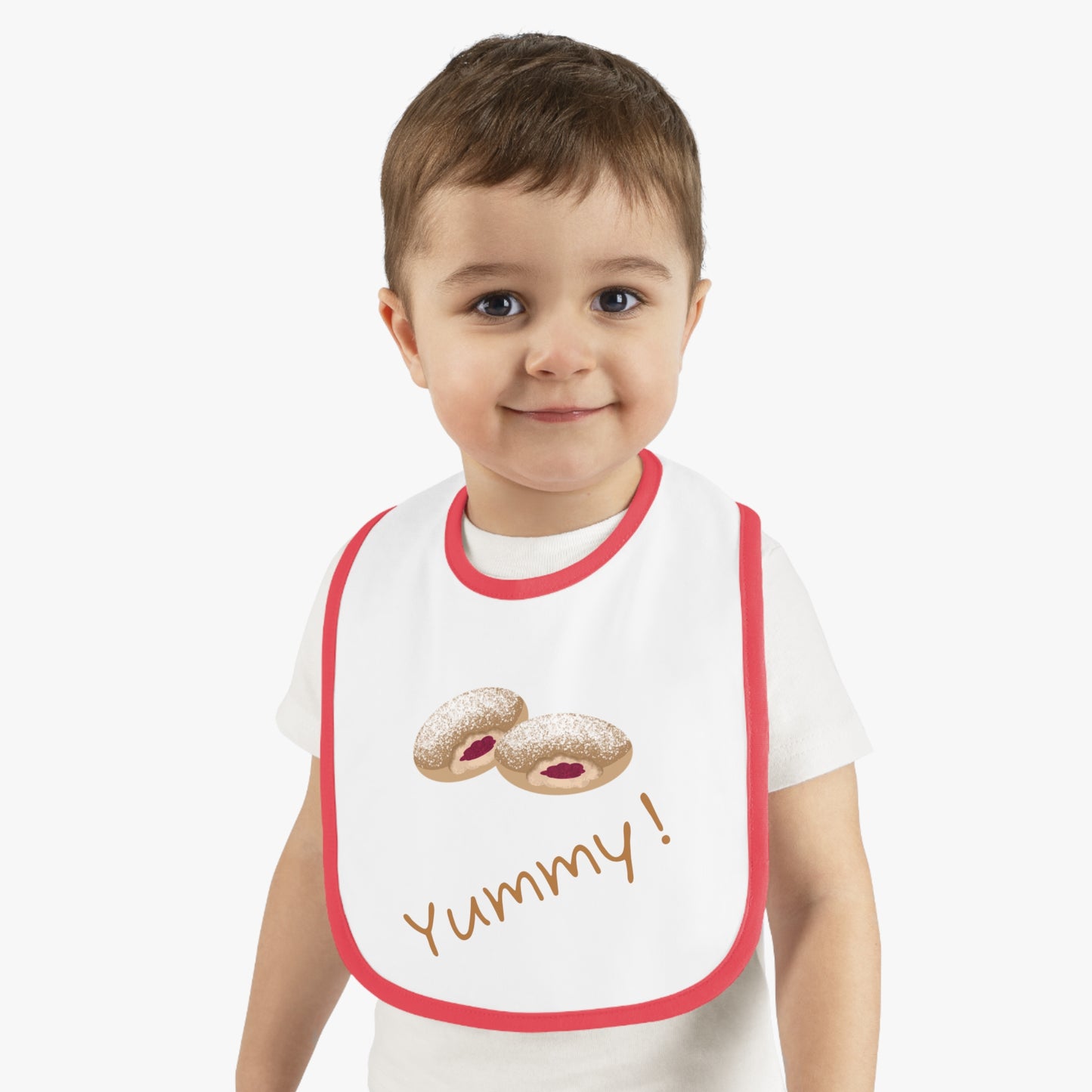 Yummy Sufganiyot Baby Bib