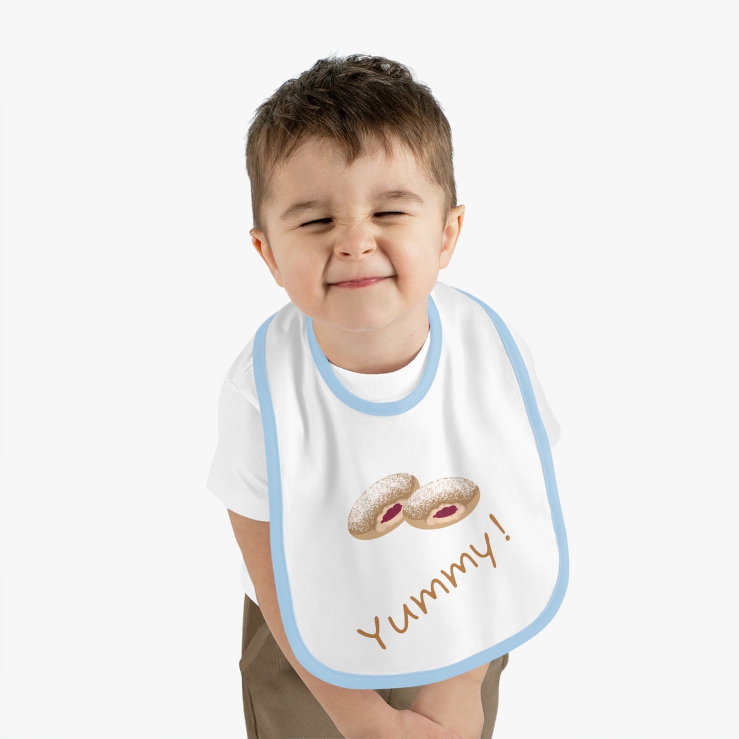 Yummy Sufganiyot Baby Bib