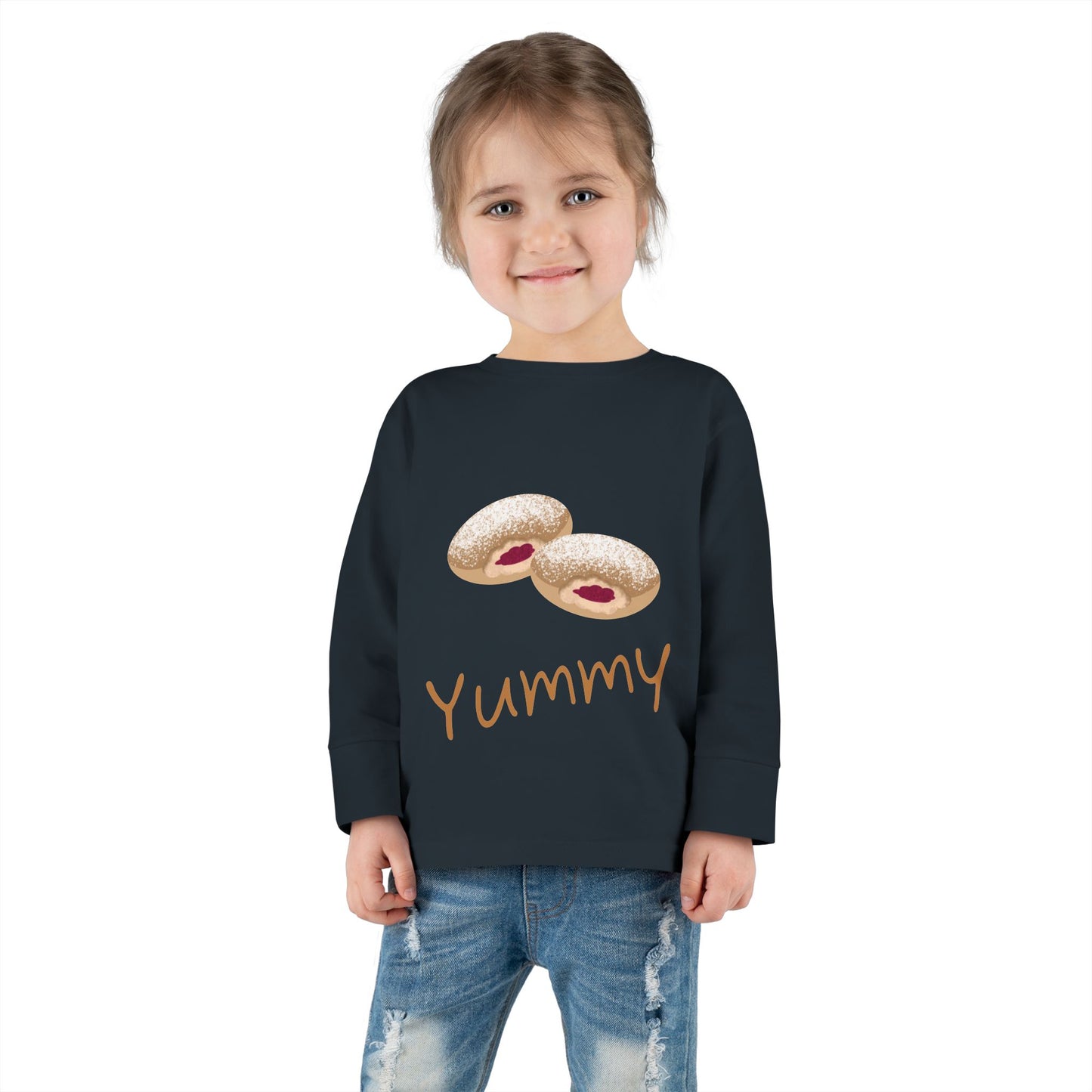 Yummy Sufganiyot Toddler Long Sleeve