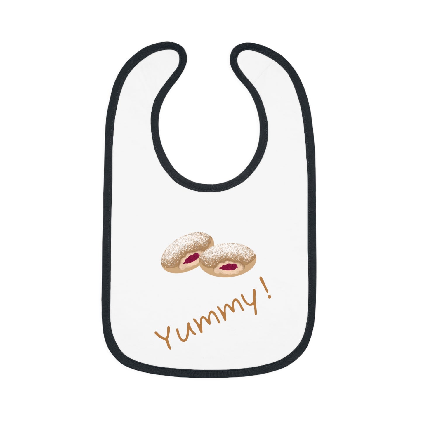 Yummy Sufganiyot Baby Bib