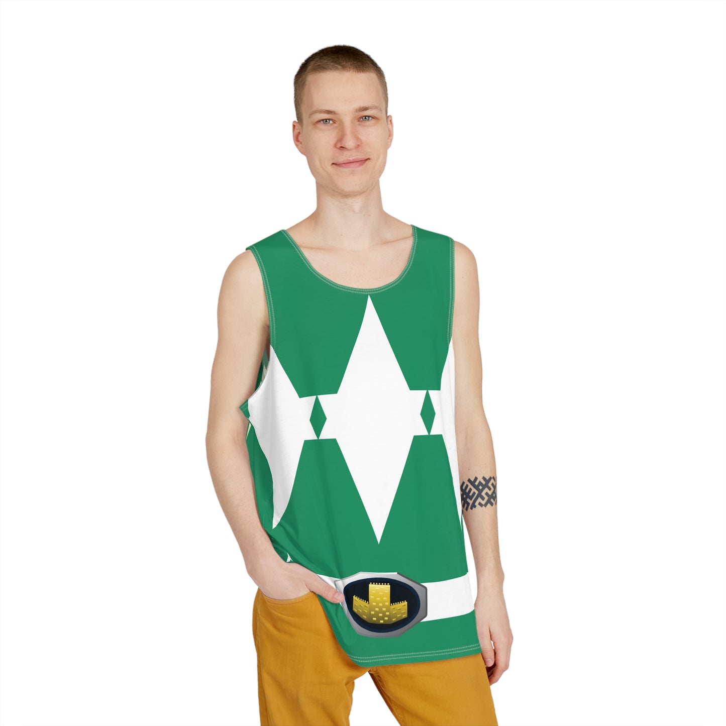Tank Top Green Power Ranger Style