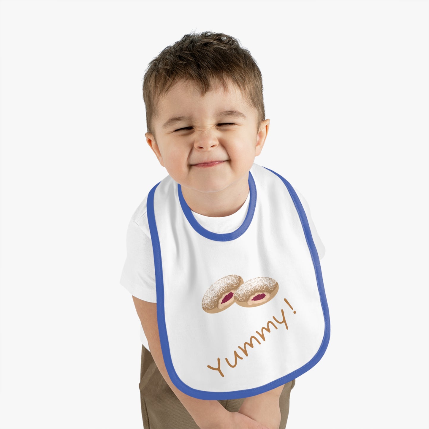 Yummy Sufganiyot Baby Bib