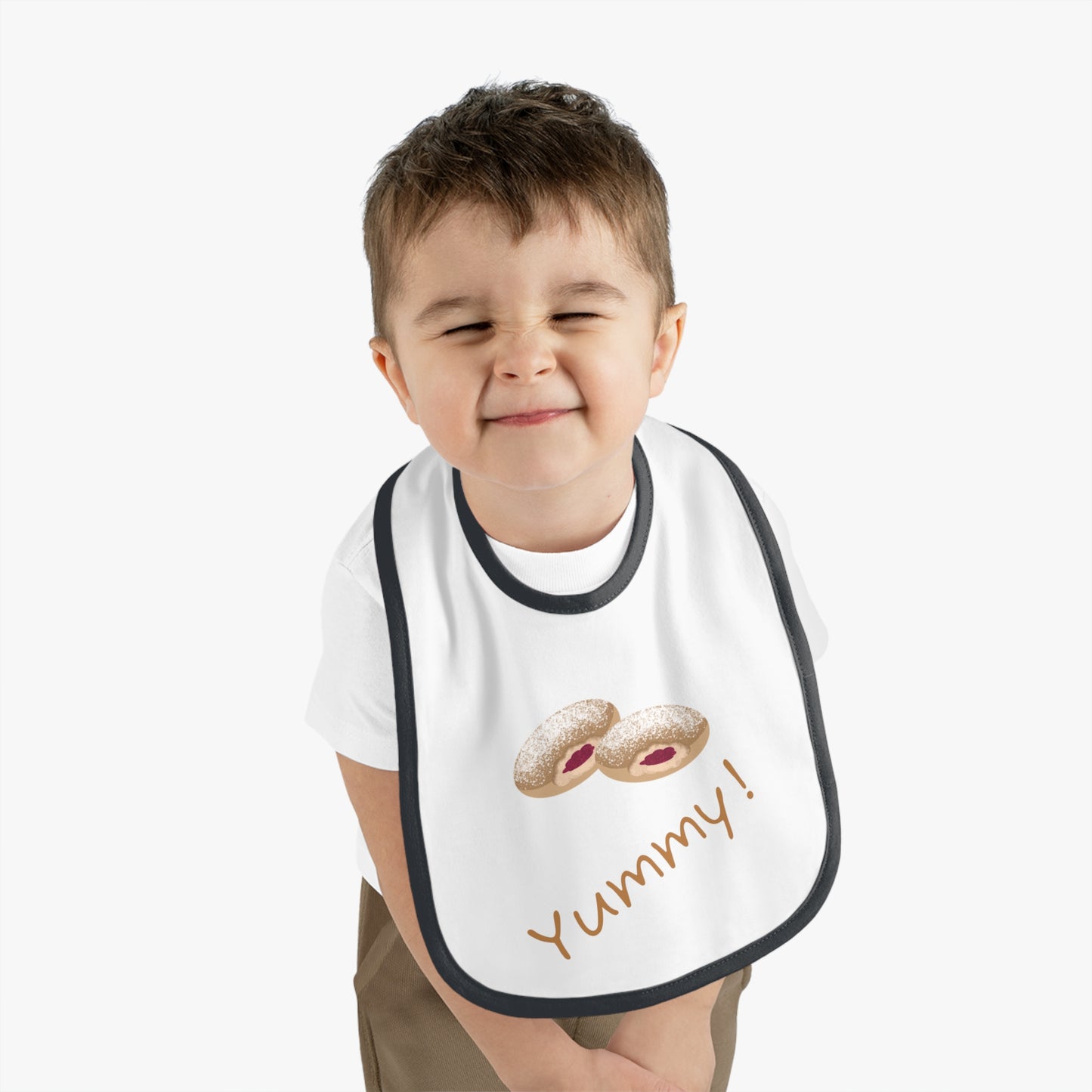 Yummy Sufganiyot Baby Bib