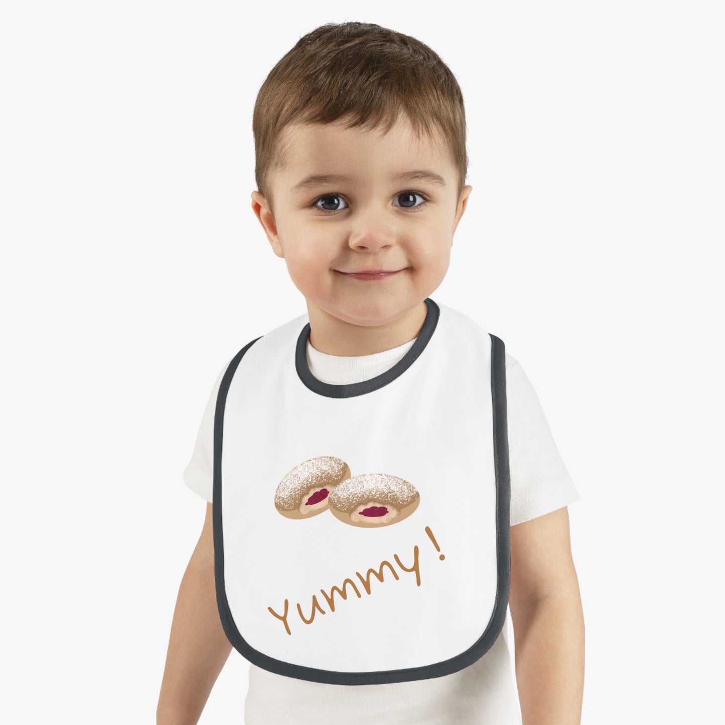 Yummy Sufganiyot Baby Bib
