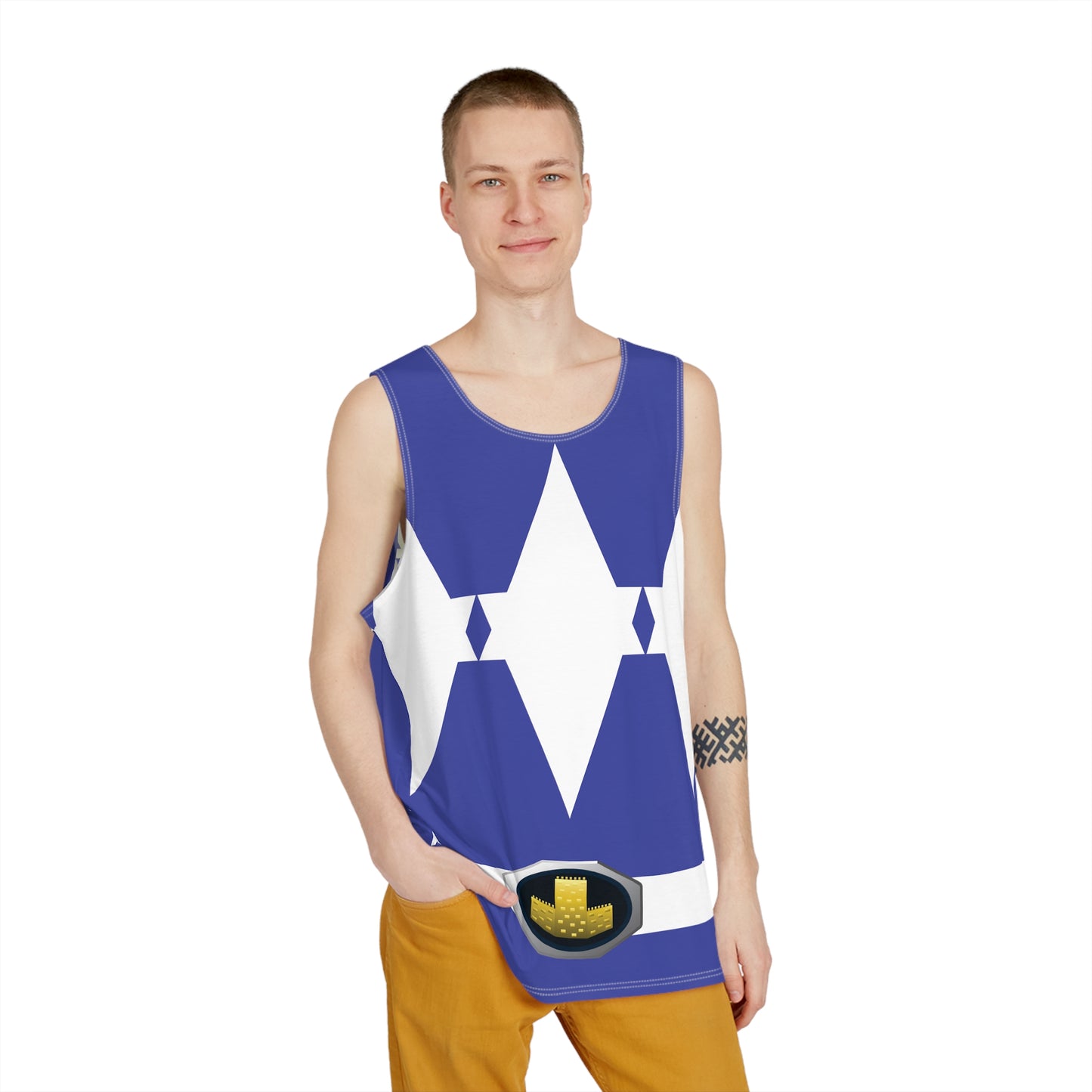 Tank Top Blue Power Ranger Style
