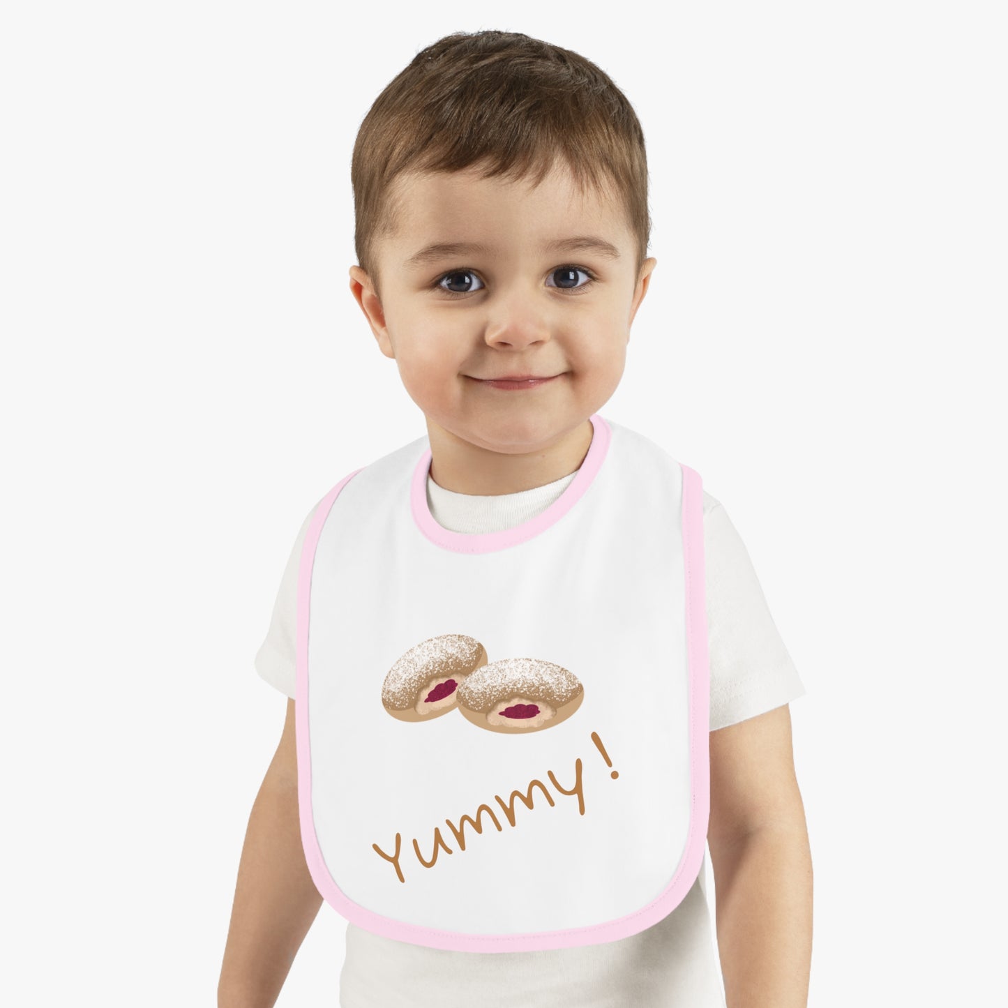 Yummy Sufganiyot Baby Bib