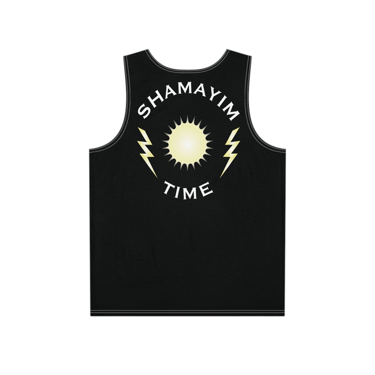 Tank Top Black Power Ranger Style