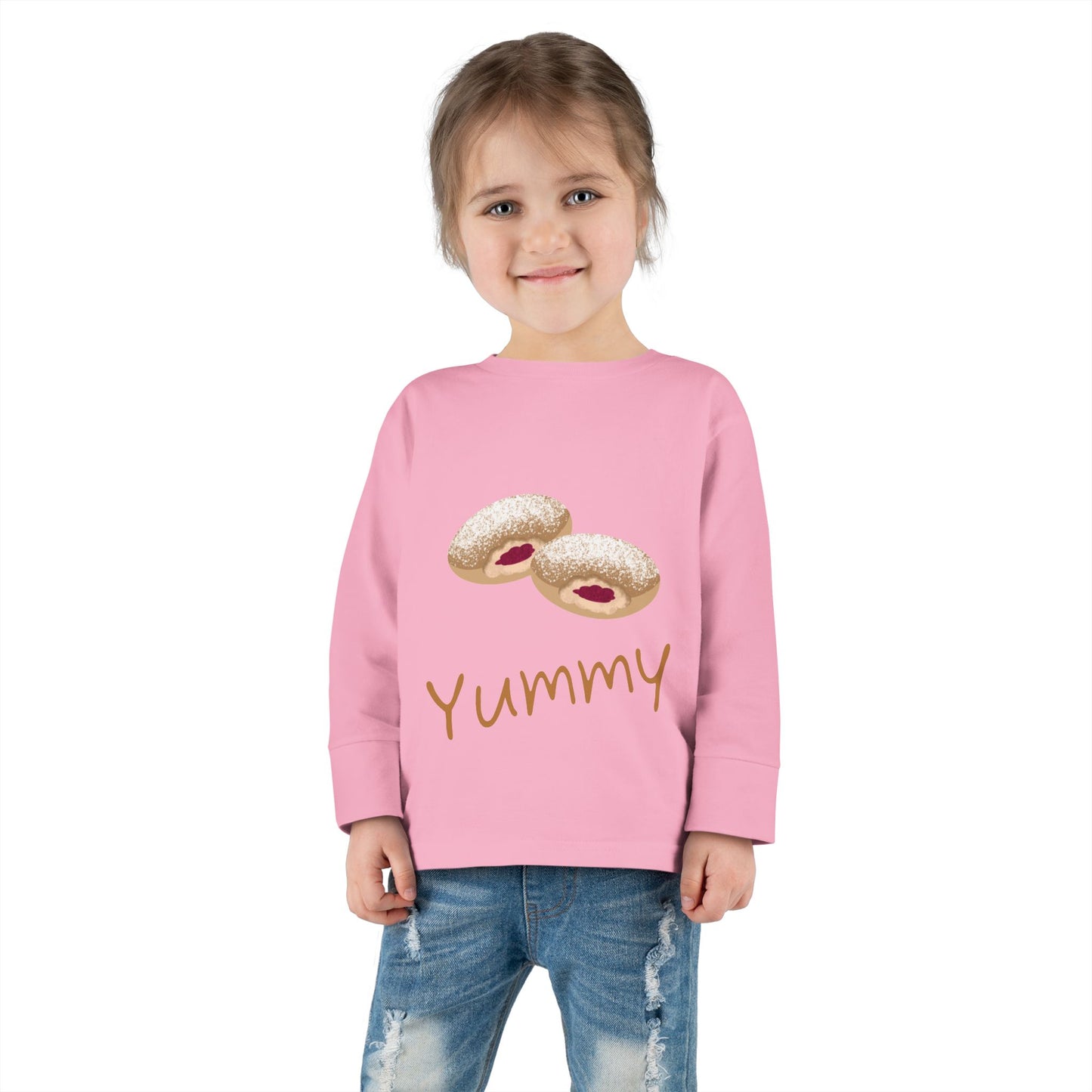 Yummy Sufganiyot Toddler Long Sleeve
