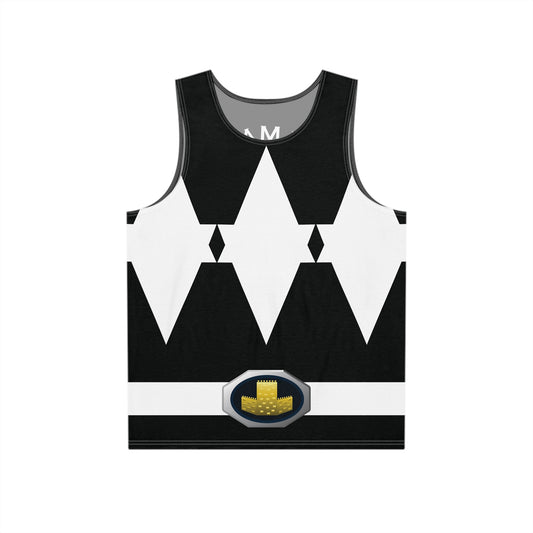 Tank Top Black Power Ranger Style