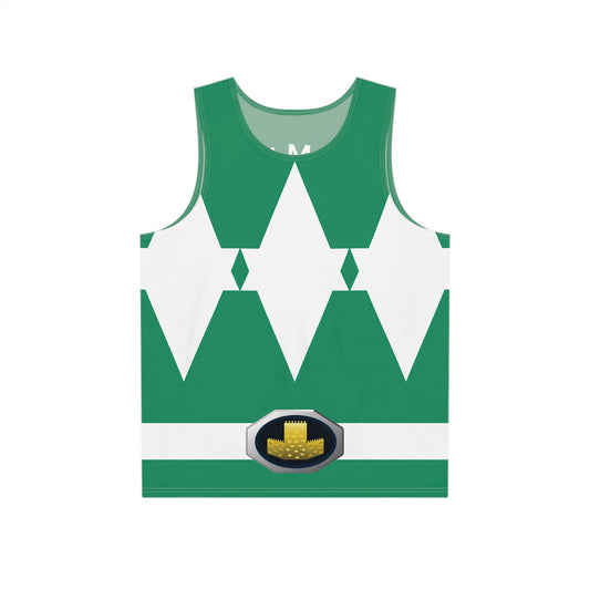 Tank Top Green Power Ranger Style
