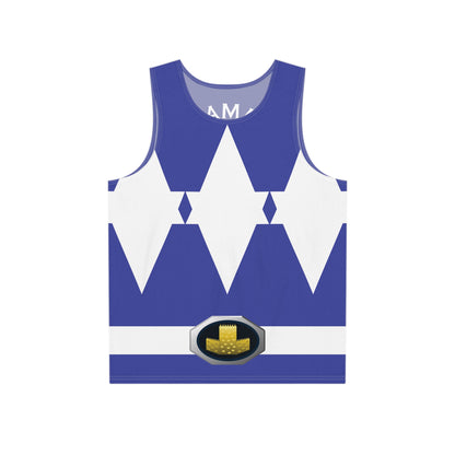 Tank Top Blue Power Ranger Style