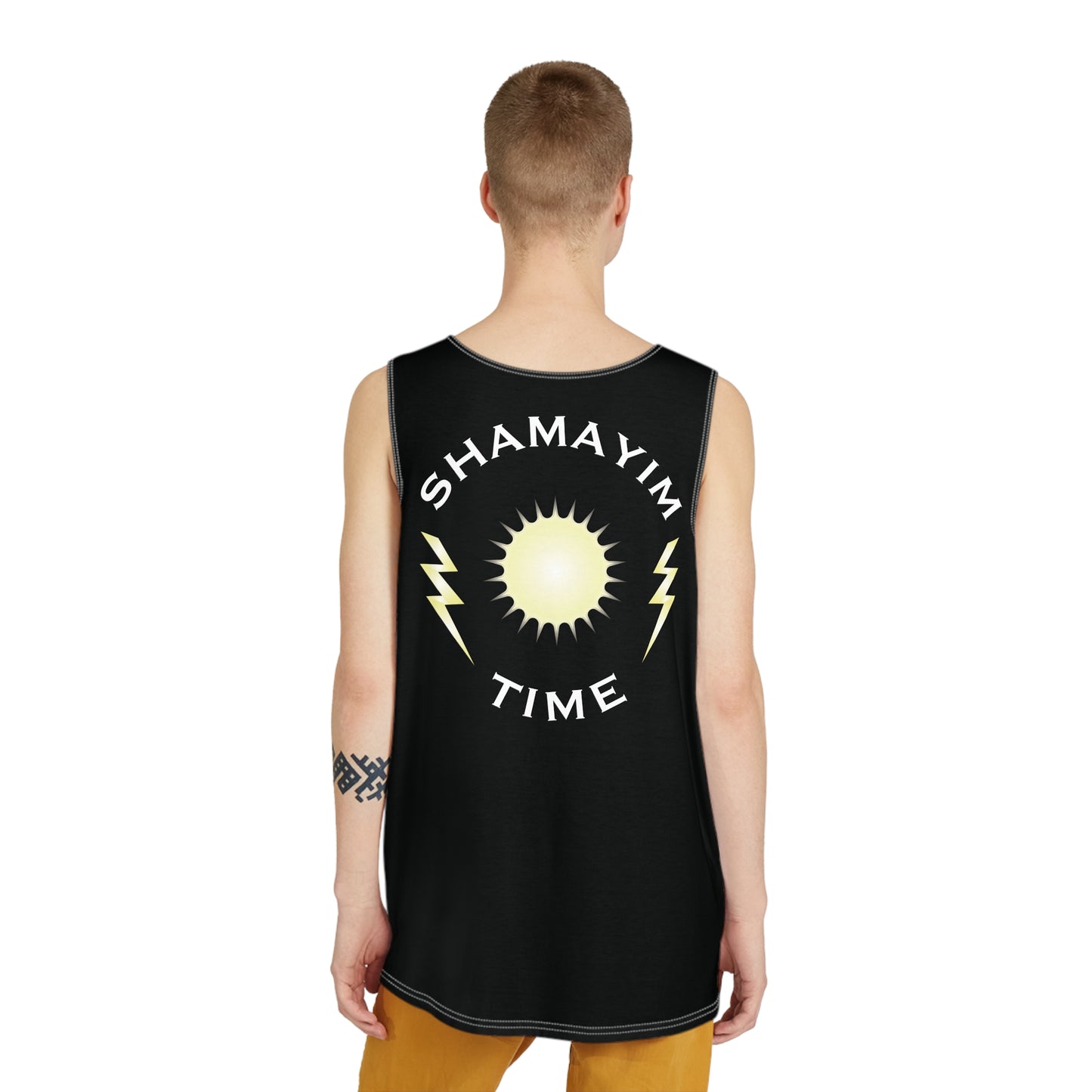 Tank Top Black Power Ranger Style